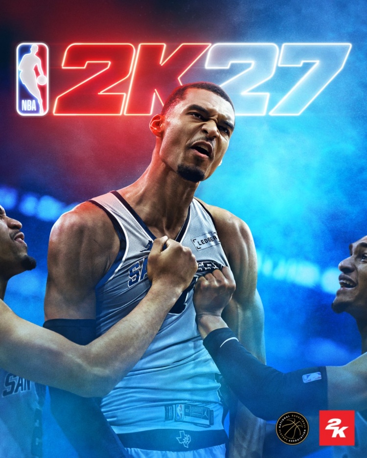 文班亚马上NBA 2K27封面 2K封面人物同年夺冠仅三人 文班亚马上NBA 2K27封面 2K封面人物同年夺冠仅三人