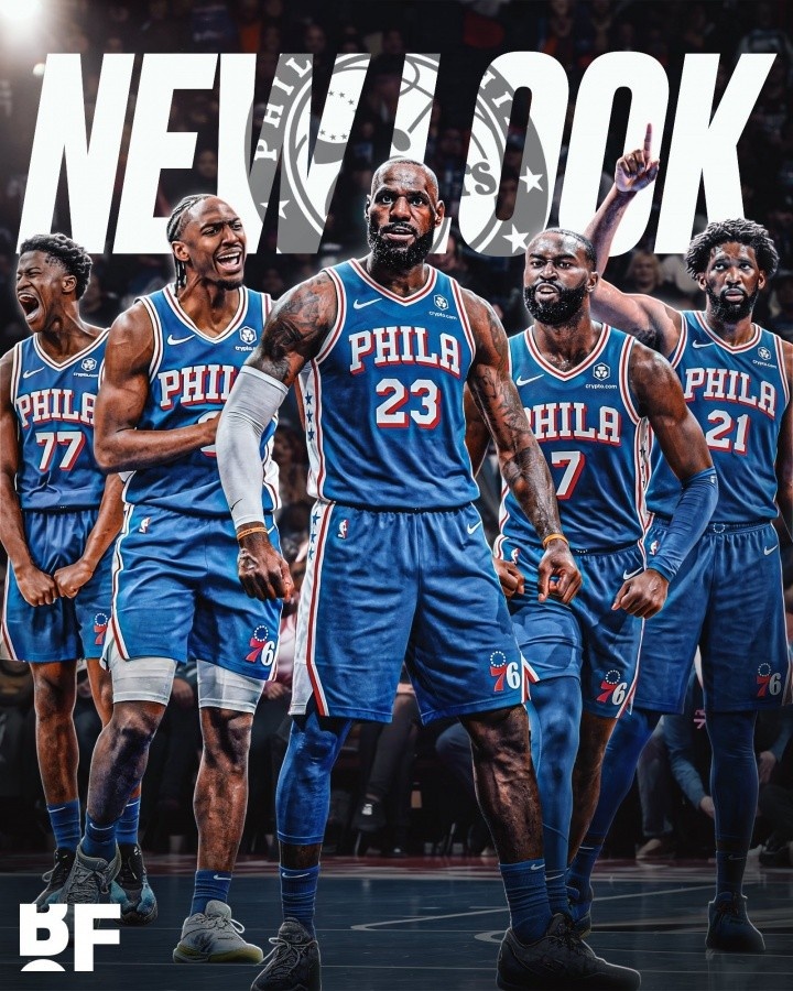 詹姆斯加盟76人跃升第5，雷霆马刺尼克斯居前三，NBA休赛期实力榜巨震