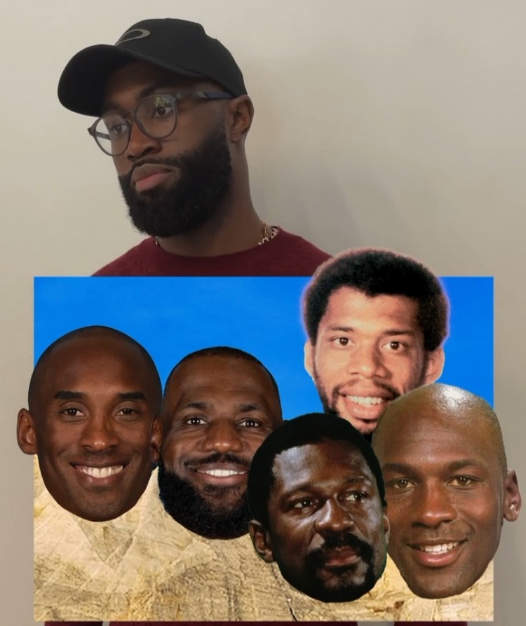 杰伦·布朗心中NBA总统山:科比、詹姆斯、乔丹、比尔·拉塞尔、贾巴尔
