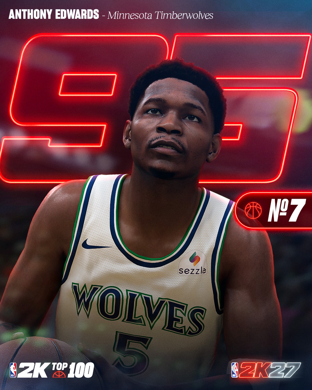 2K27前十能力值公布:SGA文班约基奇并列97领跑,库里KD仅93 2K27前十能力值公布:SGA文班约基奇并列97领跑,库里KD仅93
