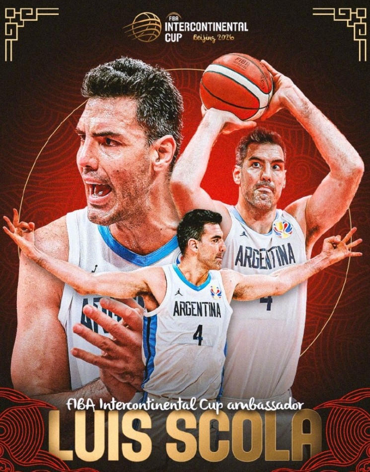 FIBA官方:阿根廷传奇球星斯科拉出任2026洲际杯官方大使 FIBA官方:阿根廷传奇球星斯科拉出任2026洲际杯官方大使