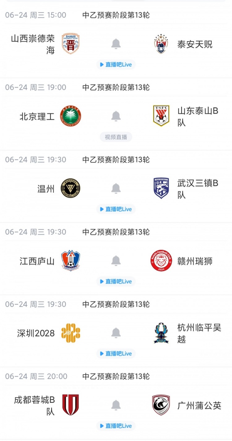 中乙第13轮:6场5平4场0-0 南北区榜首同时哑火 中乙第13轮:6场5平4场0-0 南北区榜首同时哑火
